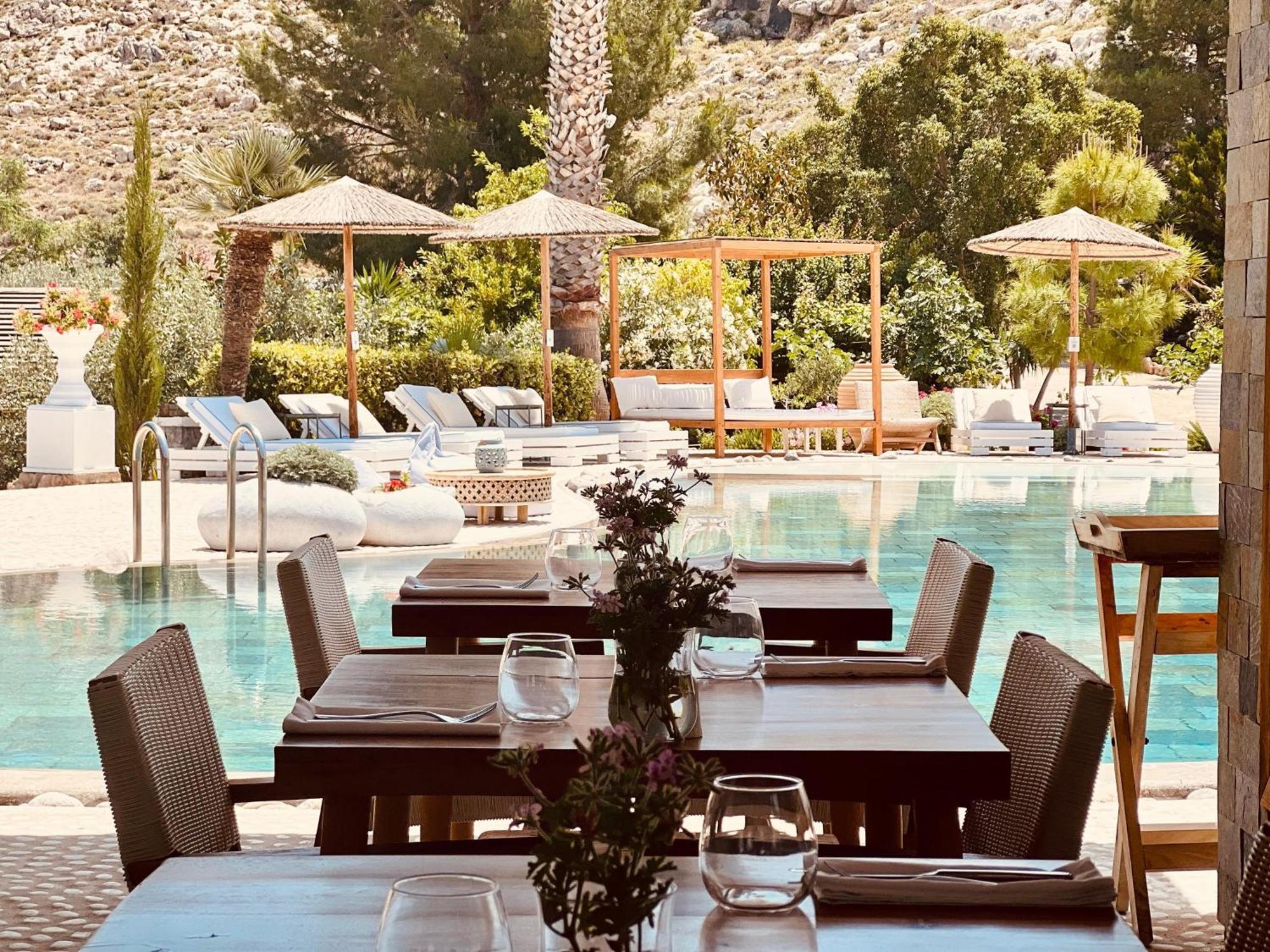 Caesars Gardens Hotel & Spa - Adults Only Lindos  Bagian luar foto