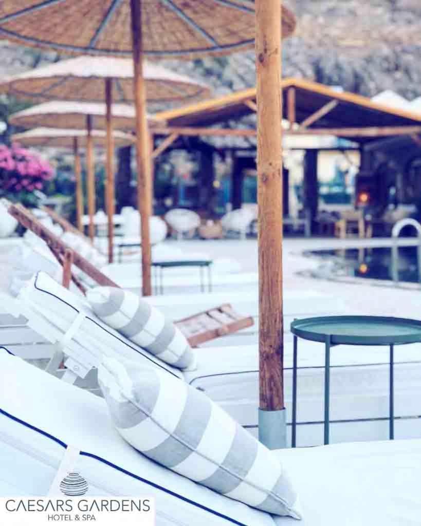 Caesars Gardens Hotel & Spa - Adults Only Lindos  Bagian luar foto