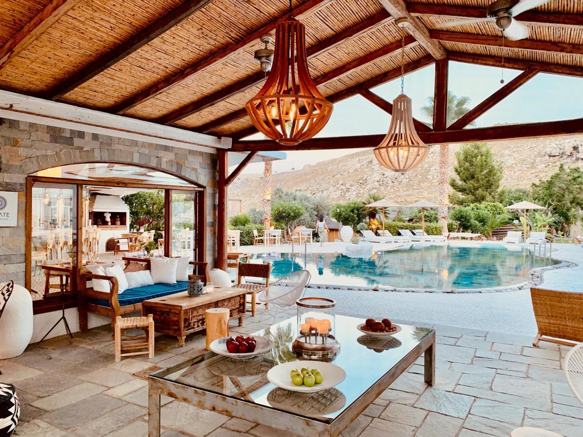 Caesars Gardens Hotel & Spa - Adults Only Lindos  Bagian luar foto
