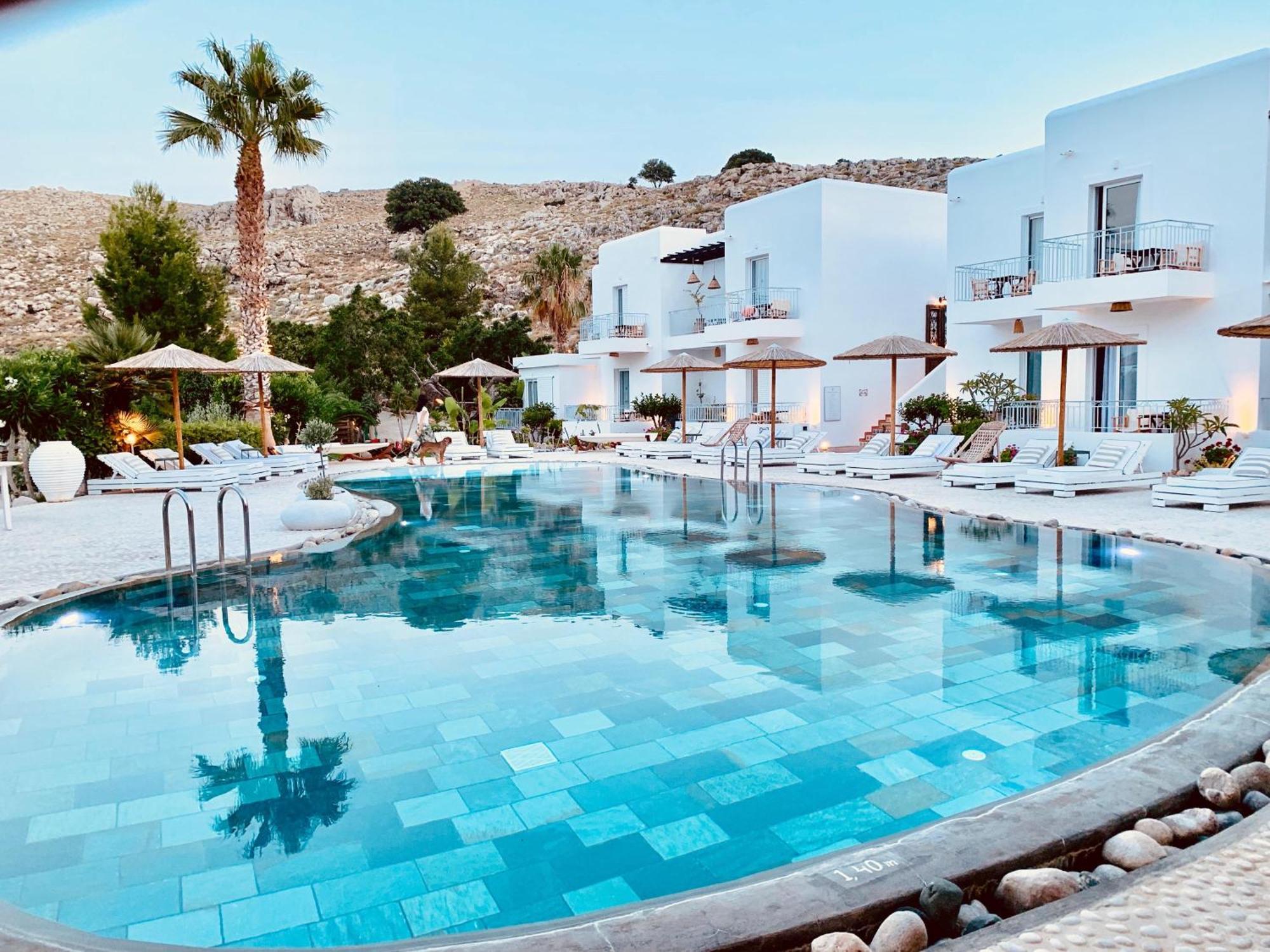 Caesars Gardens Hotel & Spa - Adults Only Lindos  Bagian luar foto